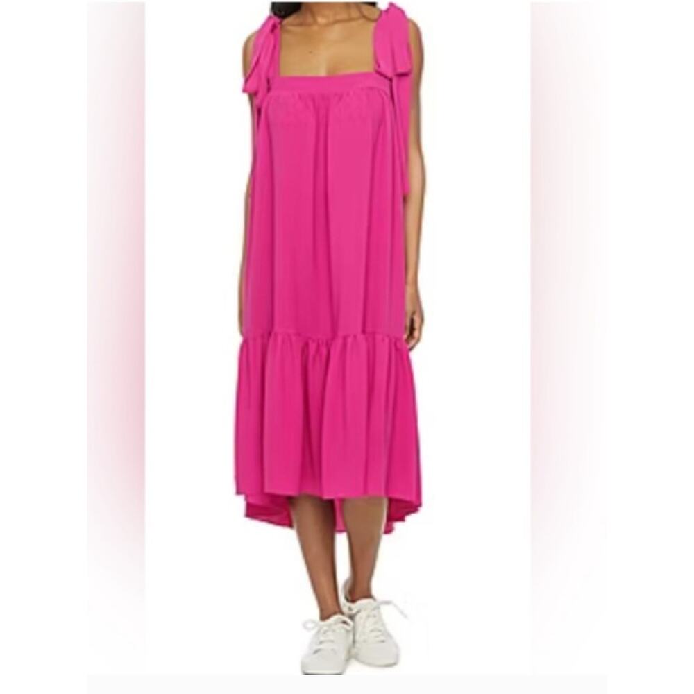 Melonie T Women Pink High-Lo Sundress Dress